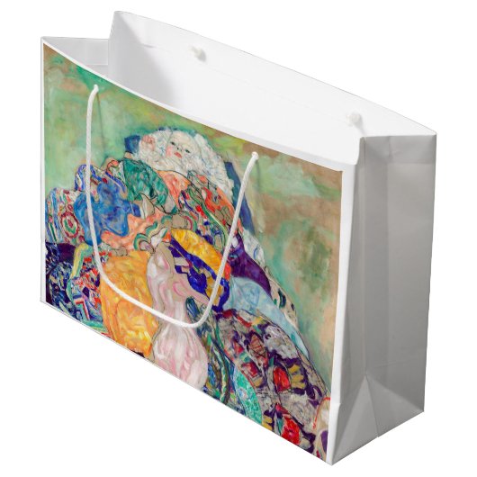 Gustav Klimt - Baby / Cradle Groot Cadeauzakje (Voorkant Gekanteld)