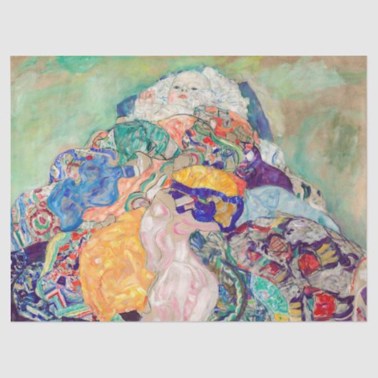 Gustav Klimt - Baby / Cradle Tissuepapier (Voorkant)