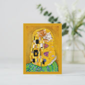 Gustav Klimt baiser or chat mignon spocard carte p (Debout devant)