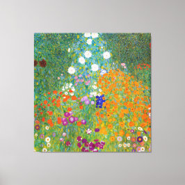 Gustav Klimt - Bauerngarten (1907) Canvas Afdruk