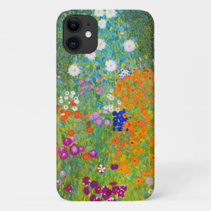 Gustav Klimt Bauerngarten Bloementuin Schilderkuns iPhone 11 Hoesje
