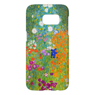 Gustav Klimt Bauerngarten Flower Garden Fine Art Samsung Galaxy S7 Hoesje