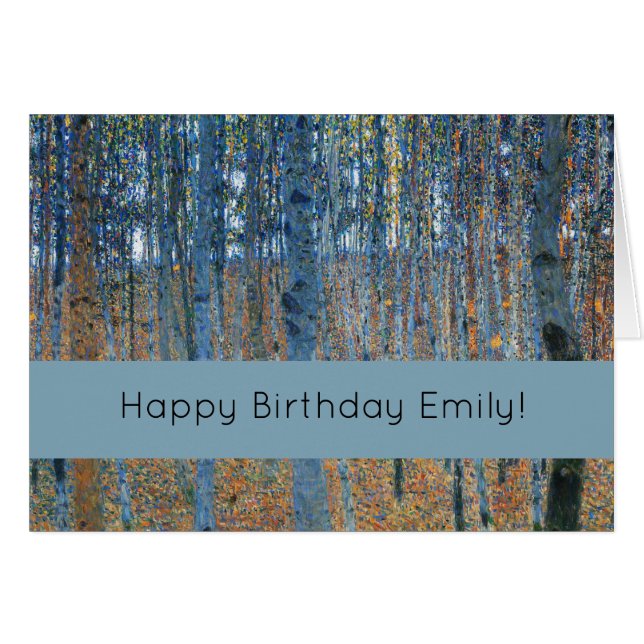 Gustav Klimt Beech (Devant horizontal)