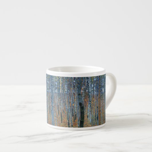 Gustav Klimt Beech Tree Grove Espresso Kop (Voorkant rechts)