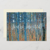 Gustav Klimt Beech Tree Grove Kaart (Voorkant / Achterkant)