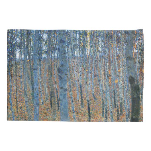 Gustav Klimt Beech Tree Grove Kussensloop (Achterkant)
