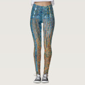 Gustav Klimt Beech Tree Grove Leggings (Voorkant)