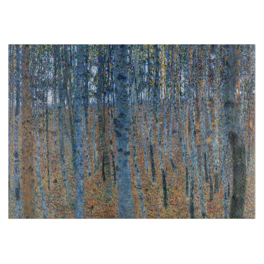 Gustav Klimt Beech Tree Grove Snijplank (Voorkant)