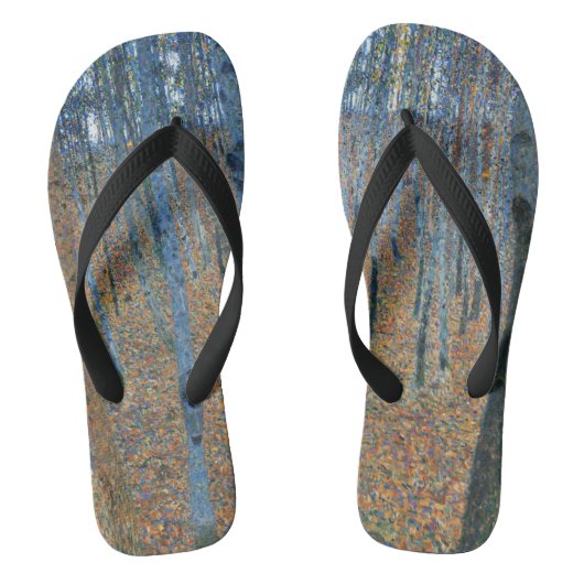 Gustav Klimt Beech Tree Grove Teenslippers (Voetbed)