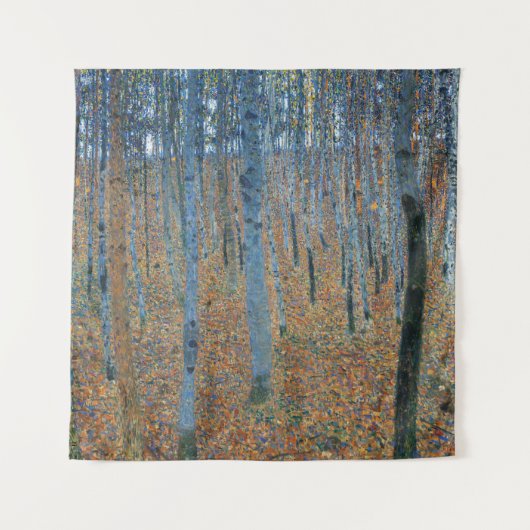 Gustav Klimt Beech Tree Grove Wandkleed (Voorkant)