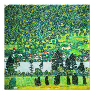 Gustav Klimt - Berghelling bij Unterach Foto Afdruk