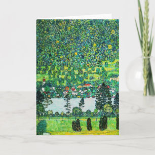 Gustav Klimt - Berghelling bij Unterach Kaart