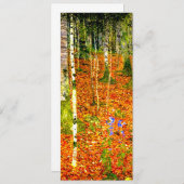 Gustav Klimt Berkebomen Kaart (Voorkant / Achterkant)