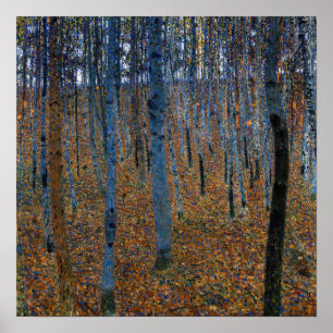Gustav Klimt - Beukenbos I Poster