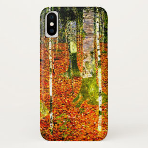 Gustav Klimt Birch Trees iPhone X Hoesje