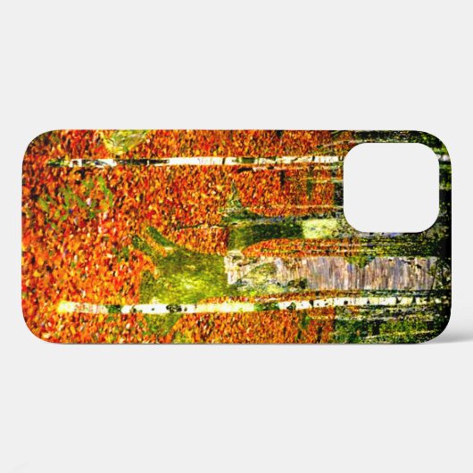 Gustav Klimt Birch Trees Case-Mate iPhone Case (Achterkant (horizontaal))