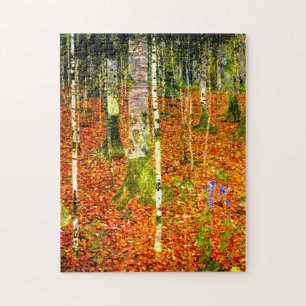 Gustav Klimt Birch Trees Legpuzzel