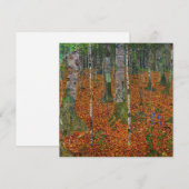 Gustav Klimt - Birch Wood Kaart (Voorkant / Achterkant)