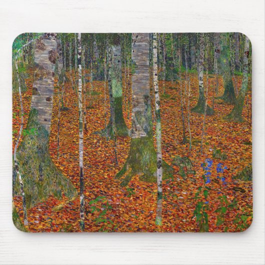 Gustav Klimt - Birch Wood Muismat (Voorkant)