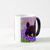 Gustav Klimt Black Kitten Magische Mok (Voorkant rechts)