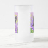 Gustav Klimt Black Kitten Matglas Bierpul (Center)