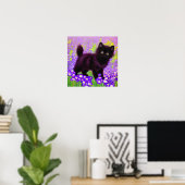 Gustav Klimt Black Kitten Poster (Thuiskantoor)