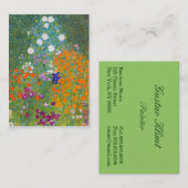 Gustav Klimt: Bloedtuin Visitekaartje (Voorkant / Achterkant)