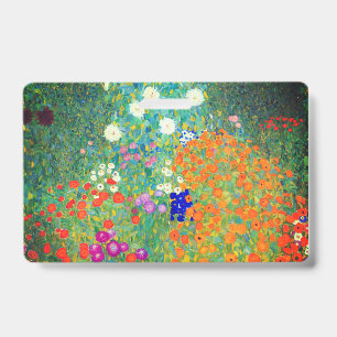 Gustav Klimt Bloementuin Badge