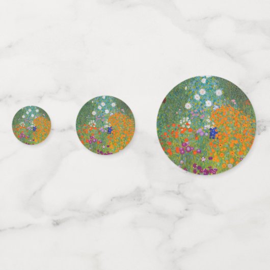 Gustav Klimt - Bloementuin Confetti (Voorkanten)