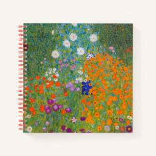 Gustav Klimt - Bloementuin Notitieboek