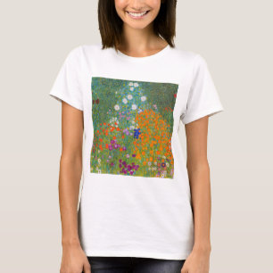Gustav Klimt - Bloementuin T-shirt