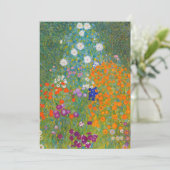 Gustav Klimt - Bloemtuin Kaart (Staand voorkant)