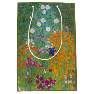 Gustav Klimt - Bloemtuin Medium Cadeauzakje
