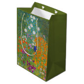 Gustav Klimt - Bloemtuin Medium Cadeauzakje (Achterkant Gekanteld)