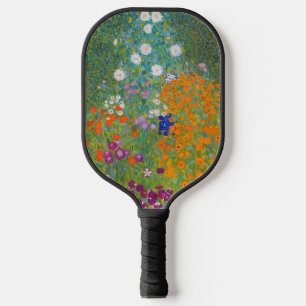 Gustav Klimt - Bloemtuin Pickleball Paddle