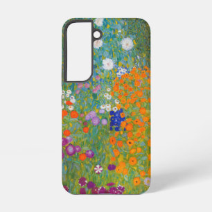 Gustav Klimt - Bloemtuin Samsung Galaxy Hoesje