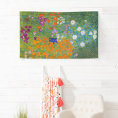 Gustav Klimt - Bloemtuin Spandoek (Insitu)