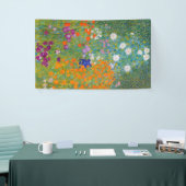 Gustav Klimt - Bloemtuin Spandoek (Beurs)