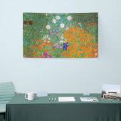 Gustav Klimt - Bloemtuin Spandoek (Beurs)