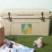 Gustav Klimt - Bloemtuin Sticker (Koeler)