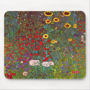 Gustav Klimt Boerderij Garden met Muismat voor zon