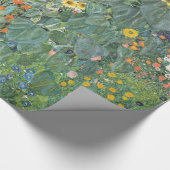 Gustav Klimt Boerderij Garden met zonnebloemen Gal Cadeaupapier (Hoek)