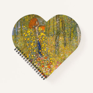 Gustav Klimt Boerderij Tuin met Crucifix Notitieboek