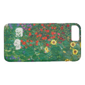 Gustav Klimt - Boerderij tuin met zonnebloemen Case-Mate iPhone Case (Achterkant (Horizontaal))