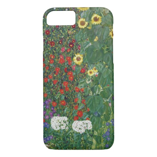 Gustav Klimt - Boerderij tuin met zonnebloemen Case-Mate iPhone Case (Achterkant)