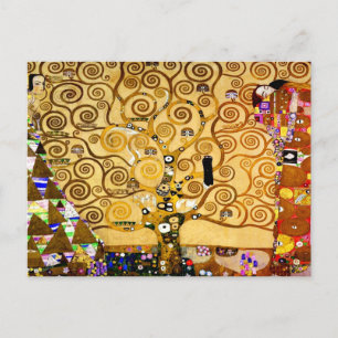 Gustav Klimt Boom des Levens: Art Nouveau Symbolis Briefkaart