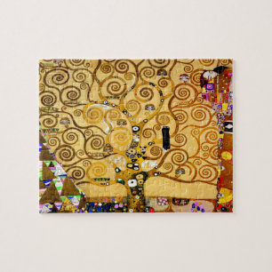 Gustav Klimt Boom des Levens: Art Nouveau Symbolis Legpuzzel