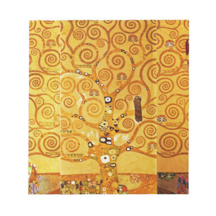 Gustav Klimt Boom des Levens: Art Nouveau Symbolis Notitieblok