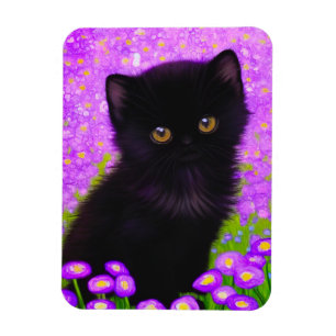 Gustav Klimt Cat Magneet