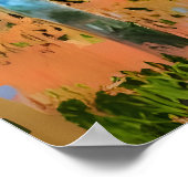 Gustav Klimt Cat Pine Forest Poster (Hoek)